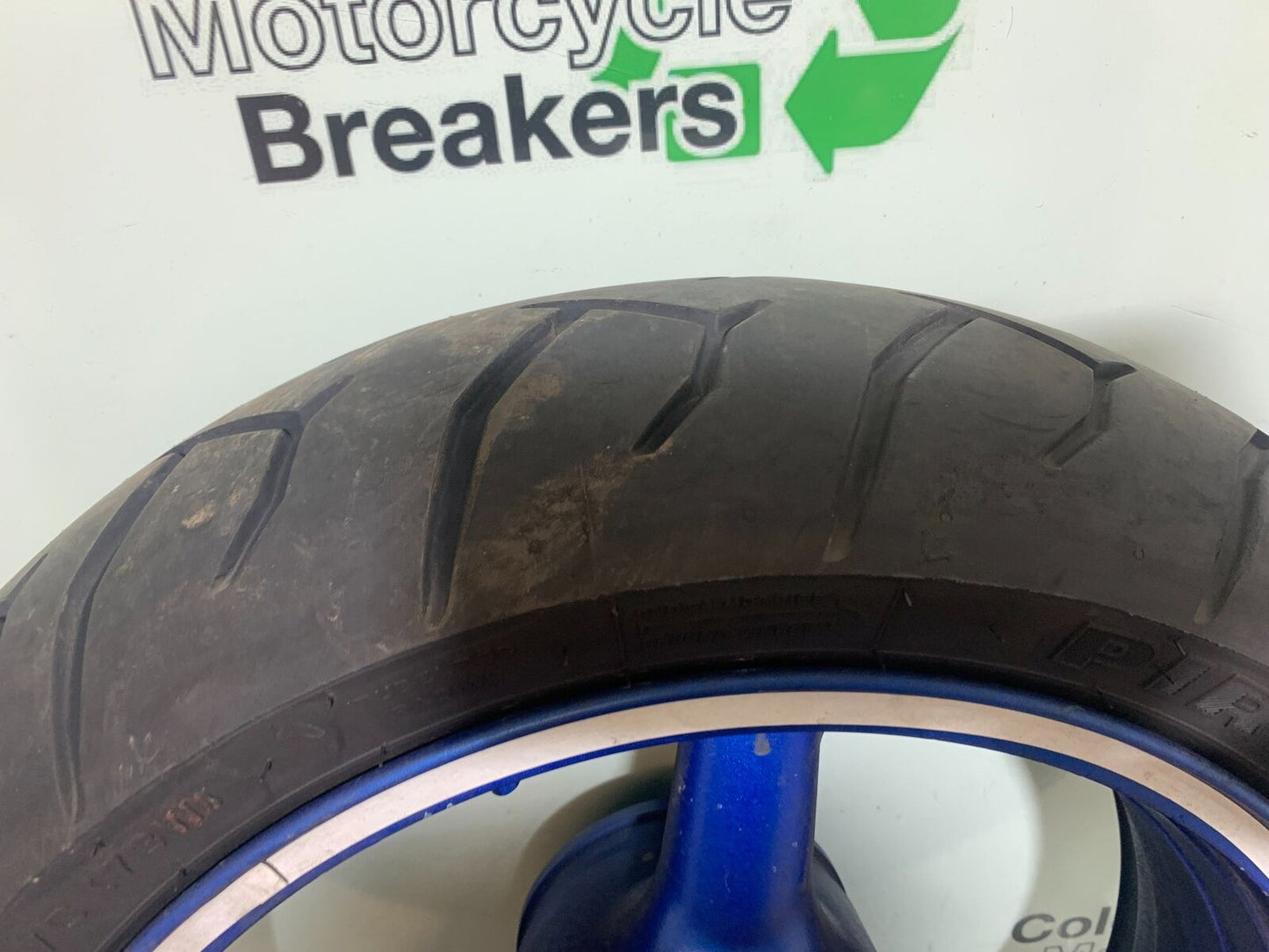 KAWASAKI ZX6R ZX6 J REAR WHEEL (GOOD TYRE) YEAR 2000 (CMB1129)