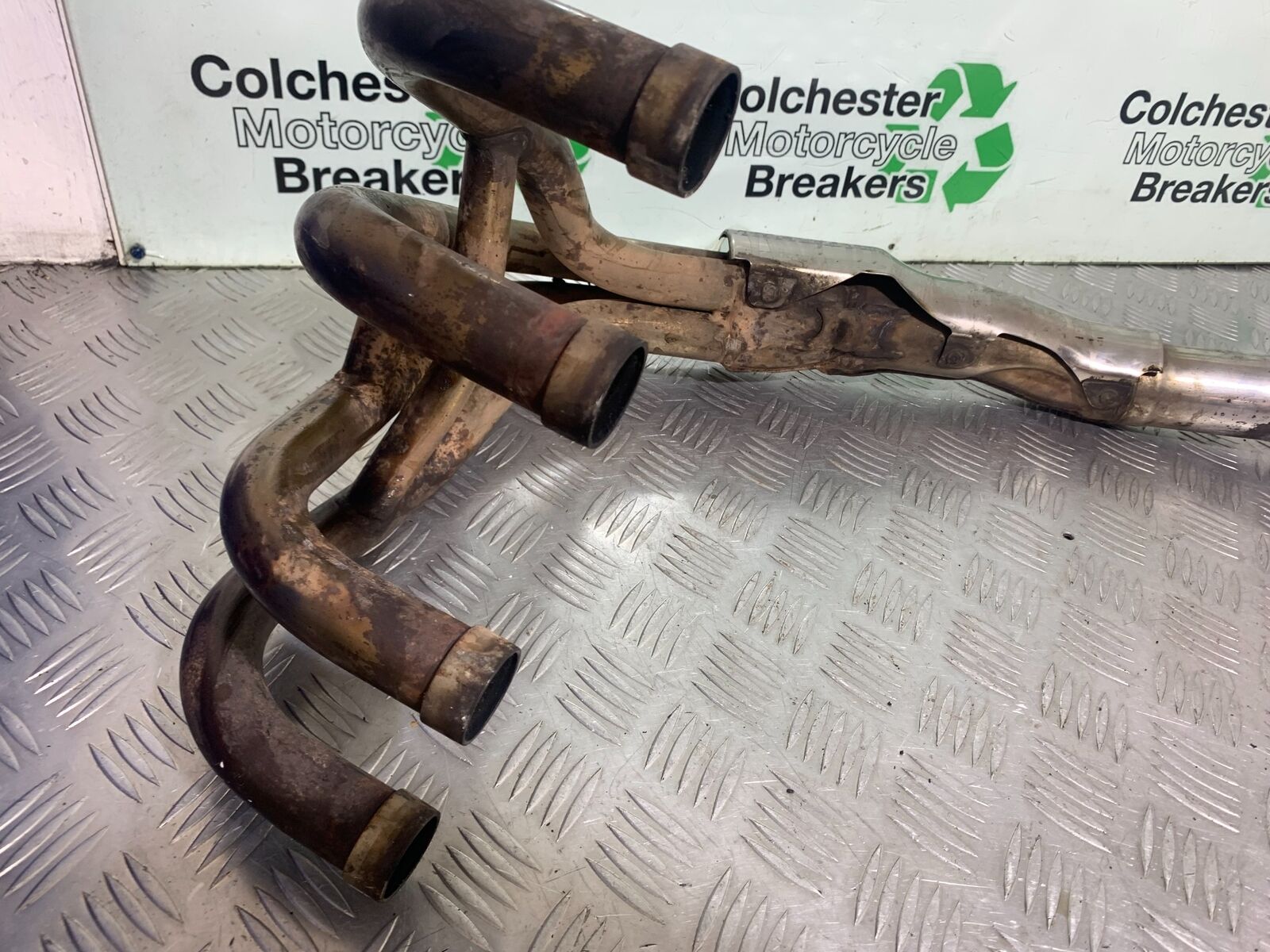 KAWASAKI Z750 ZR750 ZR-7S EXHAUST AND SILENCER    YEAR 1999-05 (CMB1135)