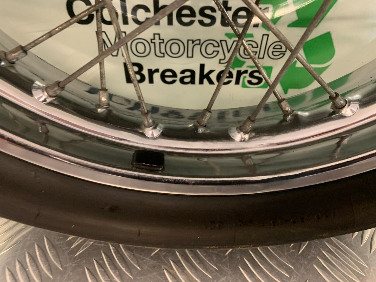 ROYAL ENFIELD 350 CLASSIC REAR WHEEL  YEAR 2022 (STOCK 967)