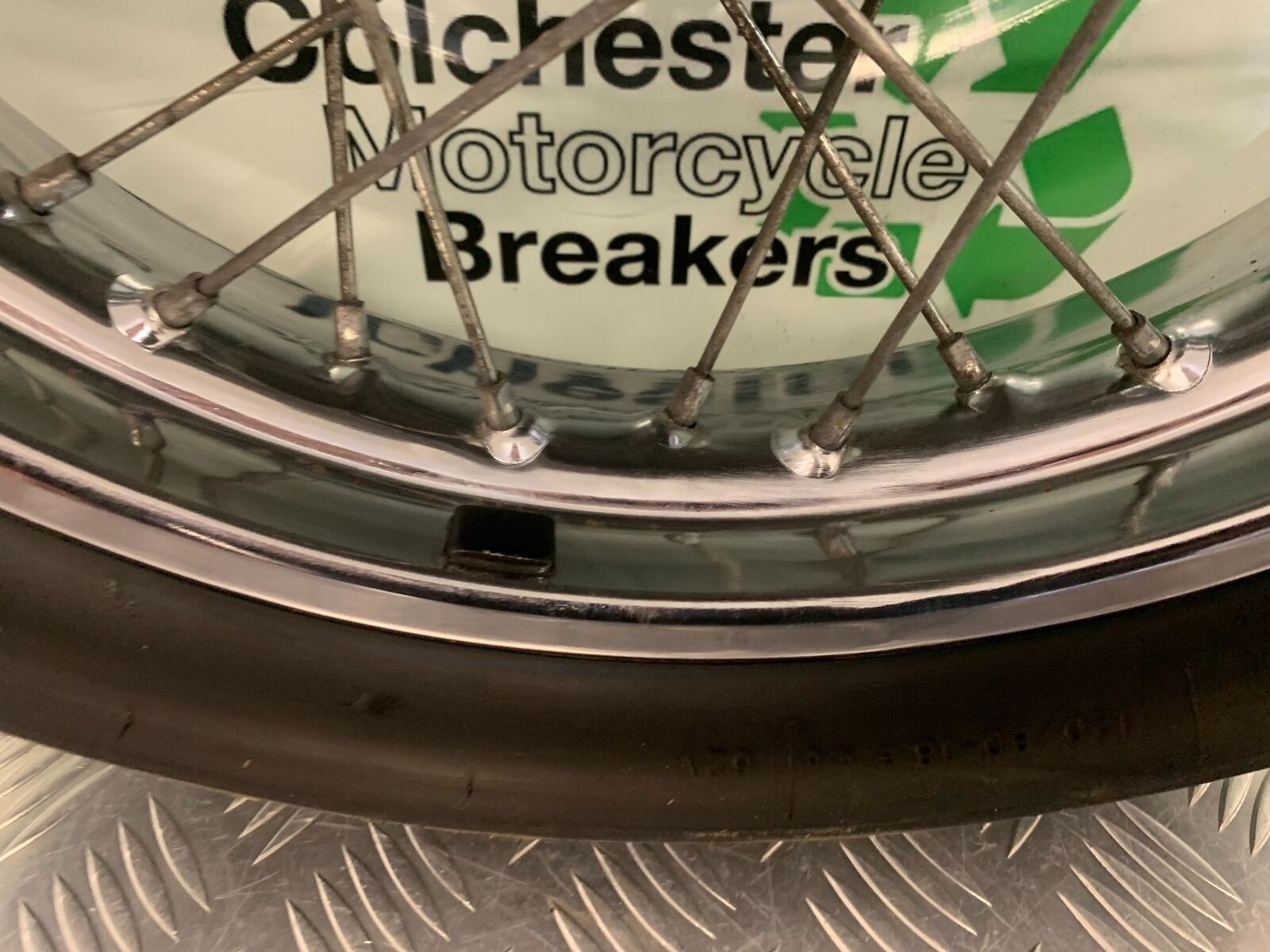 ROYAL ENFIELD 350 CLASSIC REAR WHEEL  YEAR 2022 (STOCK 967)