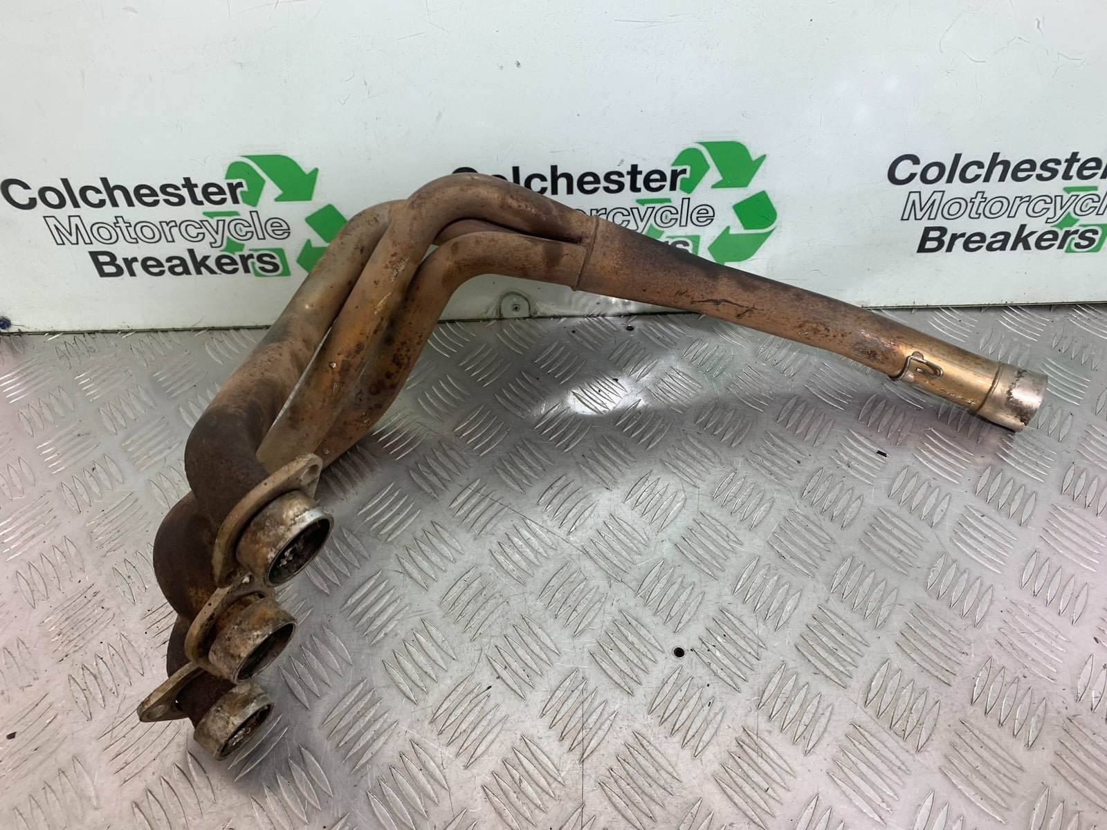 TRIUMPH T509 SPEED TRIPLE EXHAUST DOWNPIPES  YEAR 1997-1998 (CMB1144)