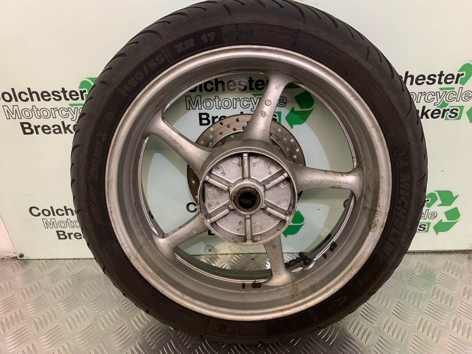 YAMAHA FZ6 FAZER REAR WHEEL YEAR 2004-2007  (STOCK 955)