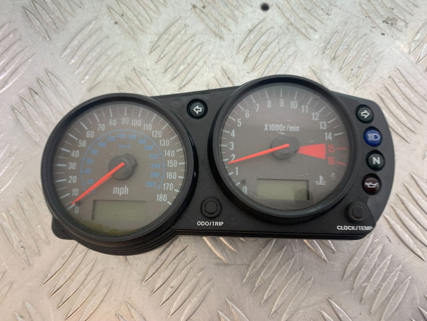 KAWASAKI ZX6R ZX6 J CLOCKS SPEEDO DASH  YEAR 2000 (CMB1129)