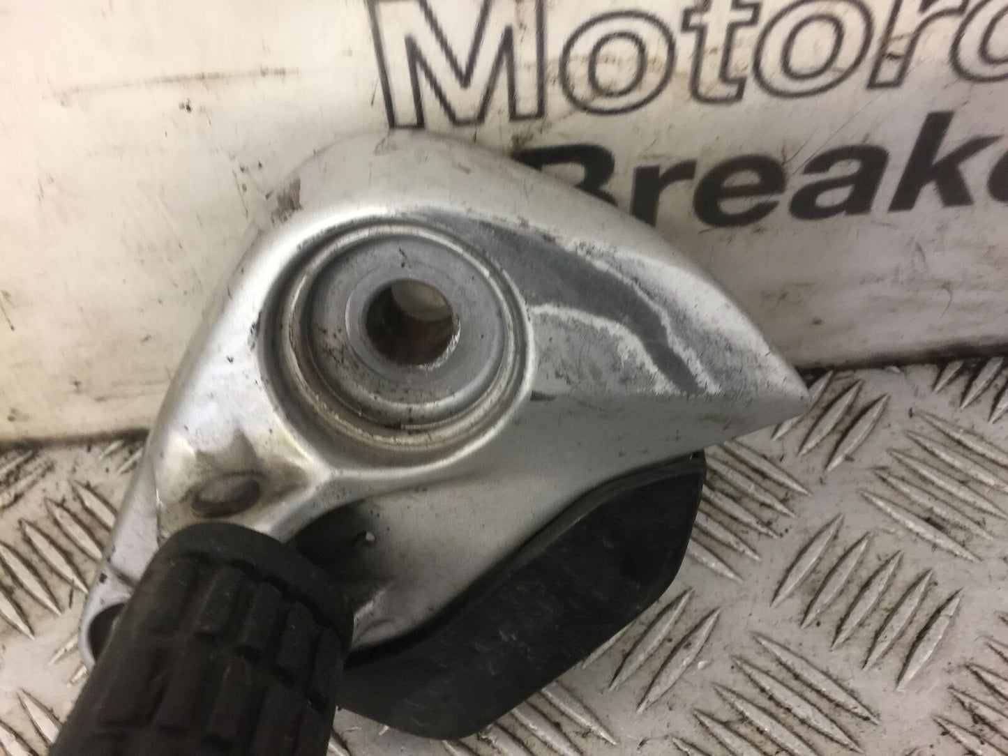 HONDA XL700 TRANSALP FRONT LEFT HANGER AND PEG  2008-2012  (STOCK 539)