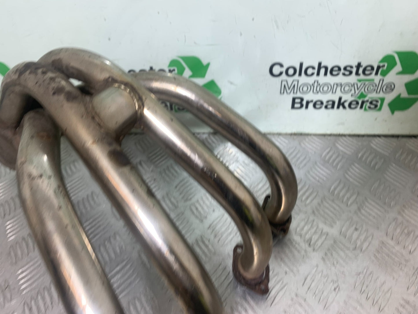 SUZUKI GSX750 INAZUMA DOWNPIPES (DAMAGED) YEAR 1998-2003 (CMB1308)