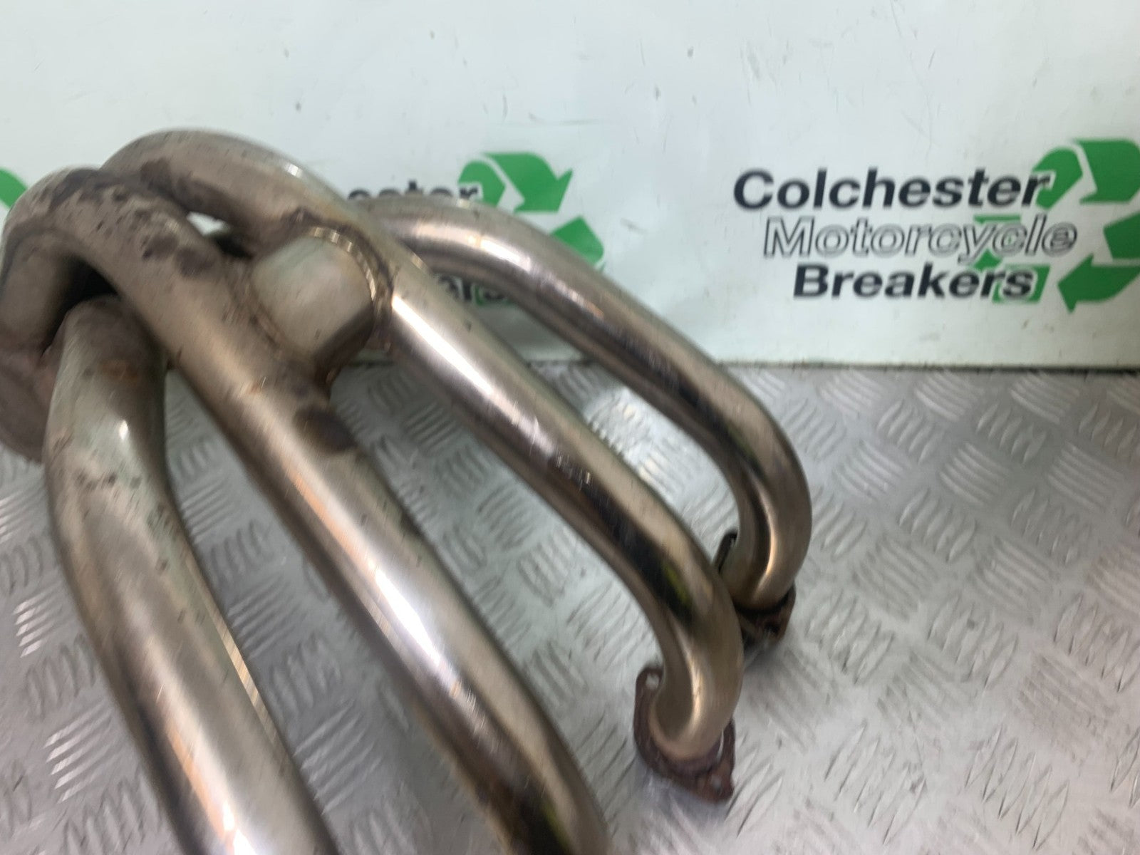 SUZUKI GSX750 INAZUMA DOWNPIPES (DAMAGED) YEAR 1998-2003 (CMB1308)