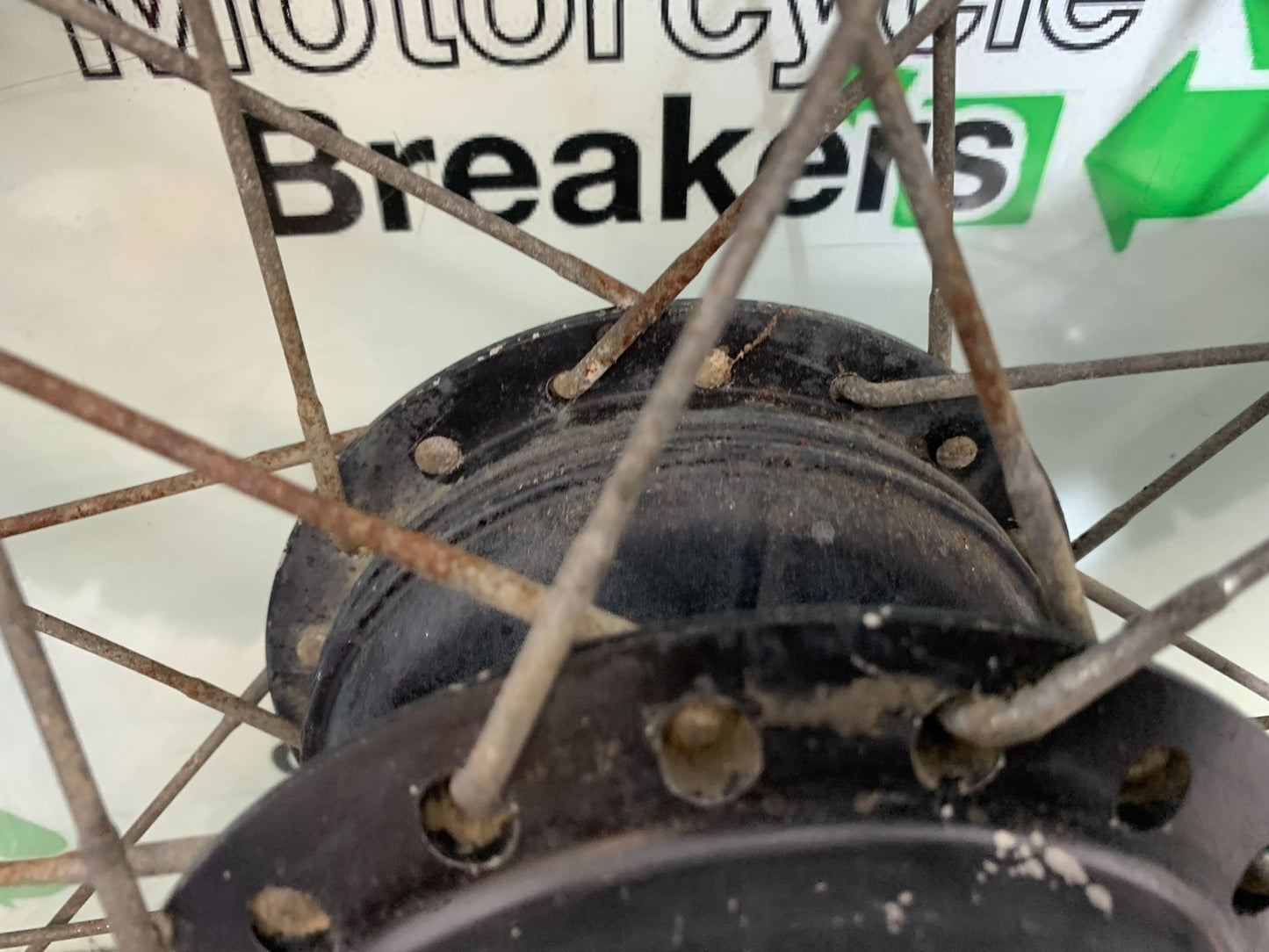 KAWASAKI KLR250 KLR 250 REAR WHEEL   YEAR 1984-2001 (CMB1225)