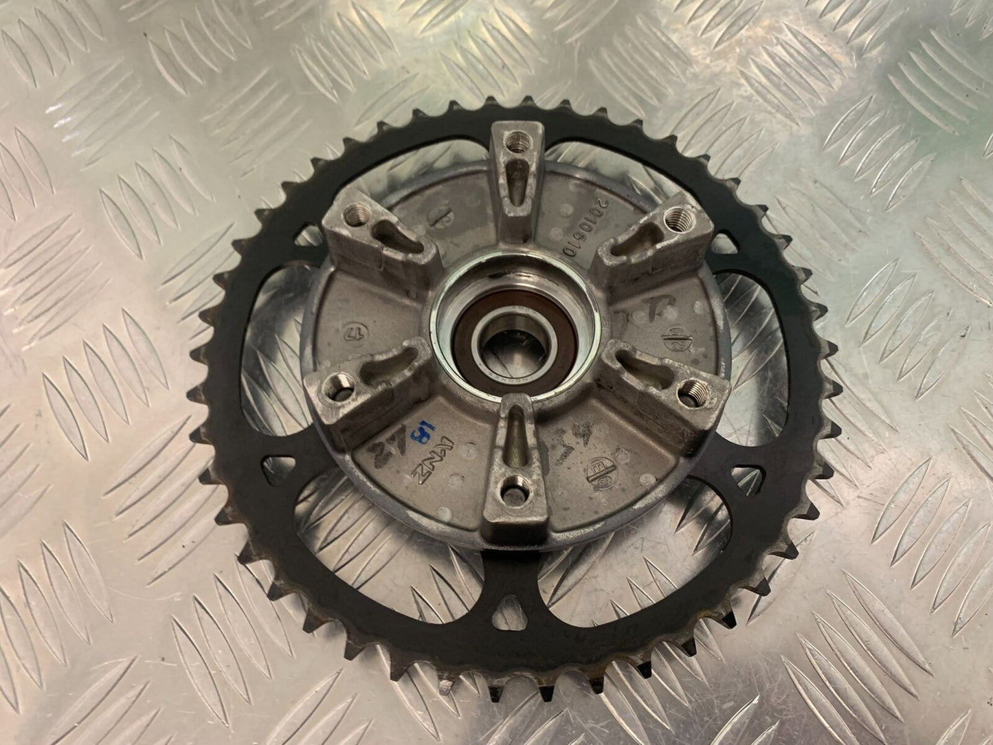 TRIUMPH 765 STREET TRIPLE RS REAR SPROCKET CARRIER   YEAR 2018-2021 (STOCK 968)