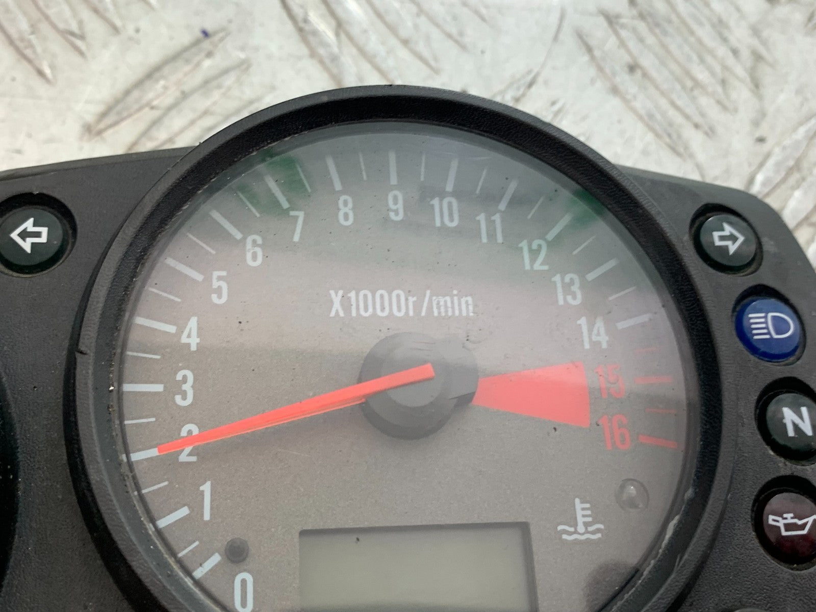 KAWASAKI ZX6R ZX6 J CLOCKS SPEEDO DASH YEAR 2000 (CMB1312)