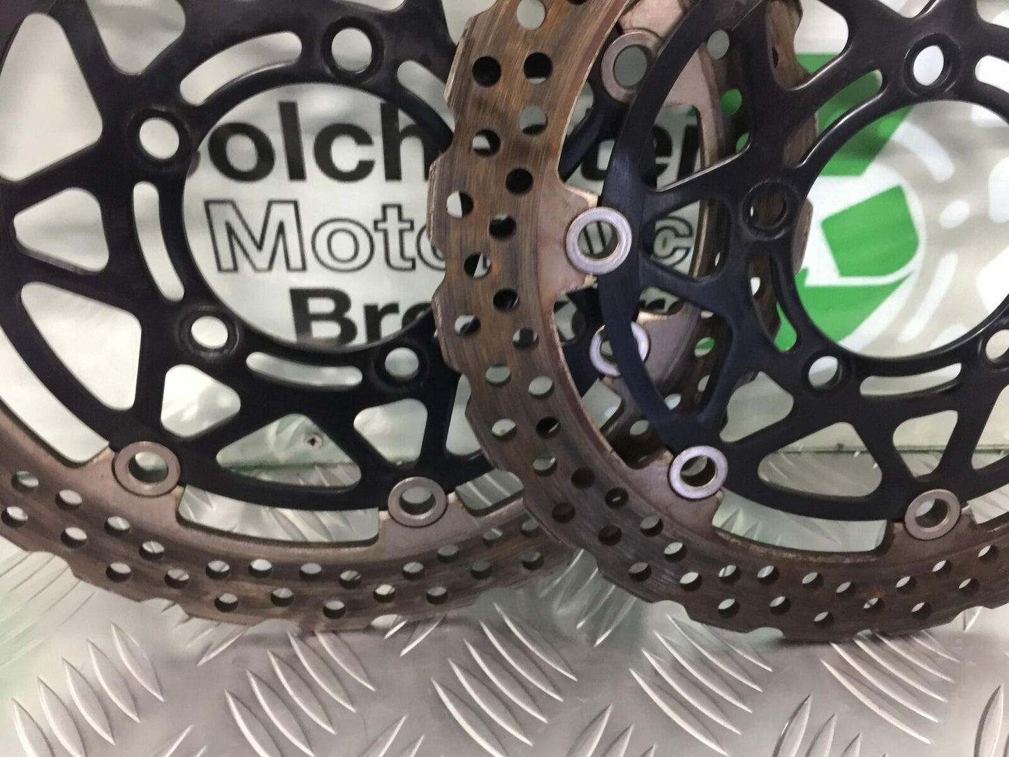 KAWASAKI Z1000 Z 1000 FRONT BRAKE DISCS YEAR 2007-2009  (STOCK 927)