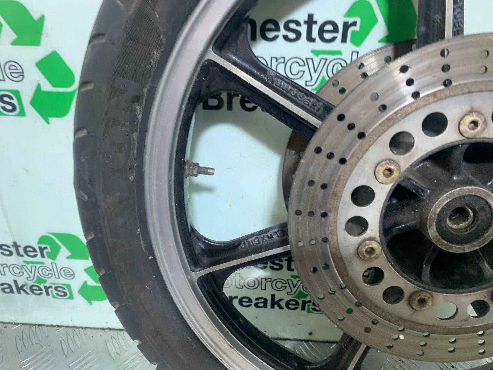 KAWASAKI GT550 GT 550 FRONT WHEEL  YEAR 1989-1994