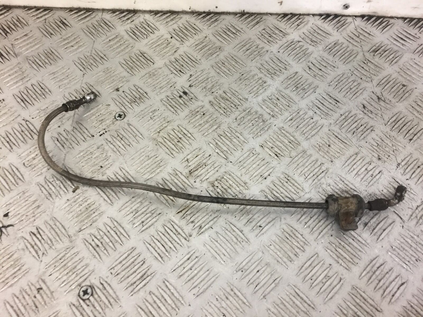 HONDA XL125 VARADERO BRAIDED REAR BRAKE LINE  YEAR 2004 STOCK NO 422