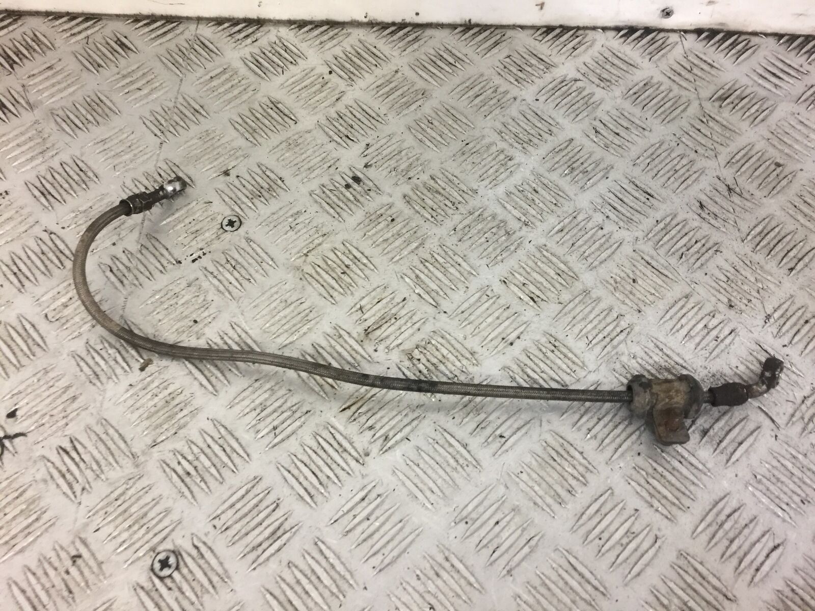 HONDA XL125 VARADERO BRAIDED REAR BRAKE LINE  YEAR 2004 STOCK NO 422