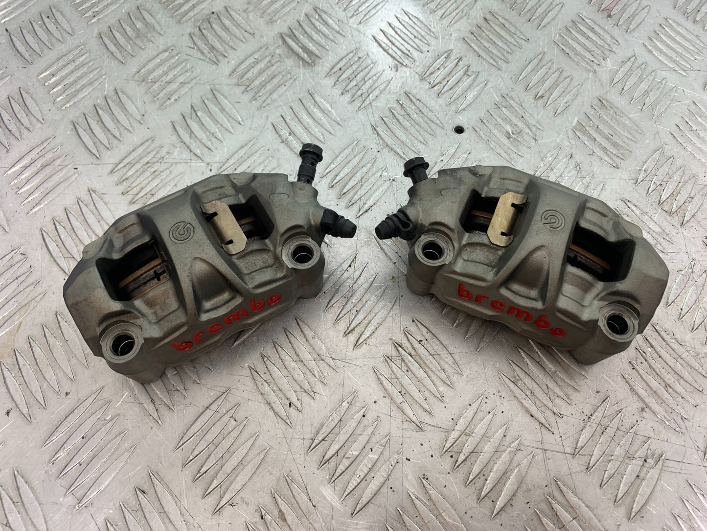 DUCATI 1299 PANIGALE BREMBO FRONT BRAKE CALIPERS  YEAR 2016 (CMB 1187)