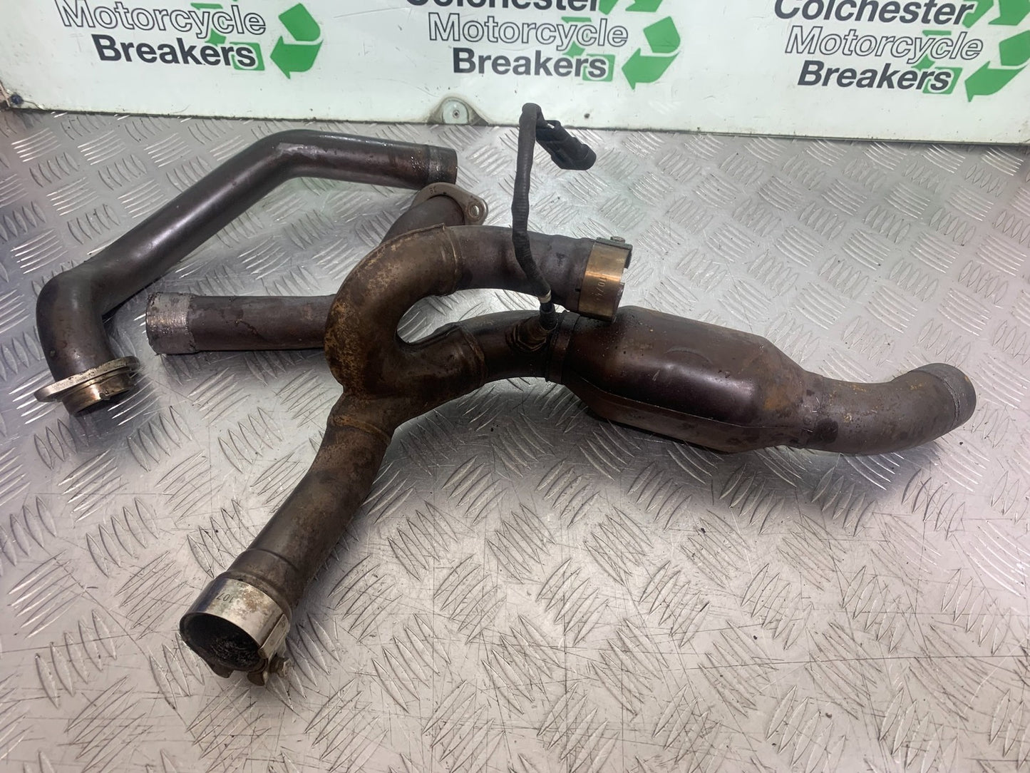 APRILIA SL750 SL 750 SHIVER EXHAUST DOWNPIPES  YEAR 2008-2016 (CMB1242)