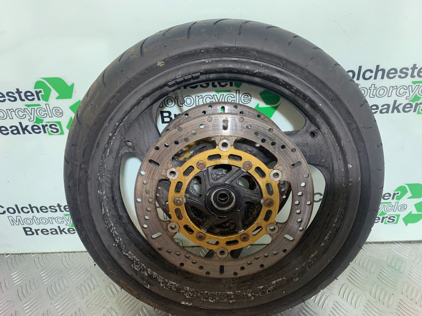 YAMAHA YZF600 YZF 600 THUNDERCAT FRONT WHEEL AND DISCS  1996-2003 CMB1134)