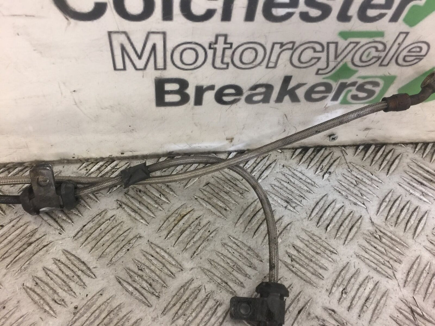 HONDA VT750 VT 750 SHADOW BRAIDED FRONT BRAKE LINE  YEAR 1998 (STOCK 402)