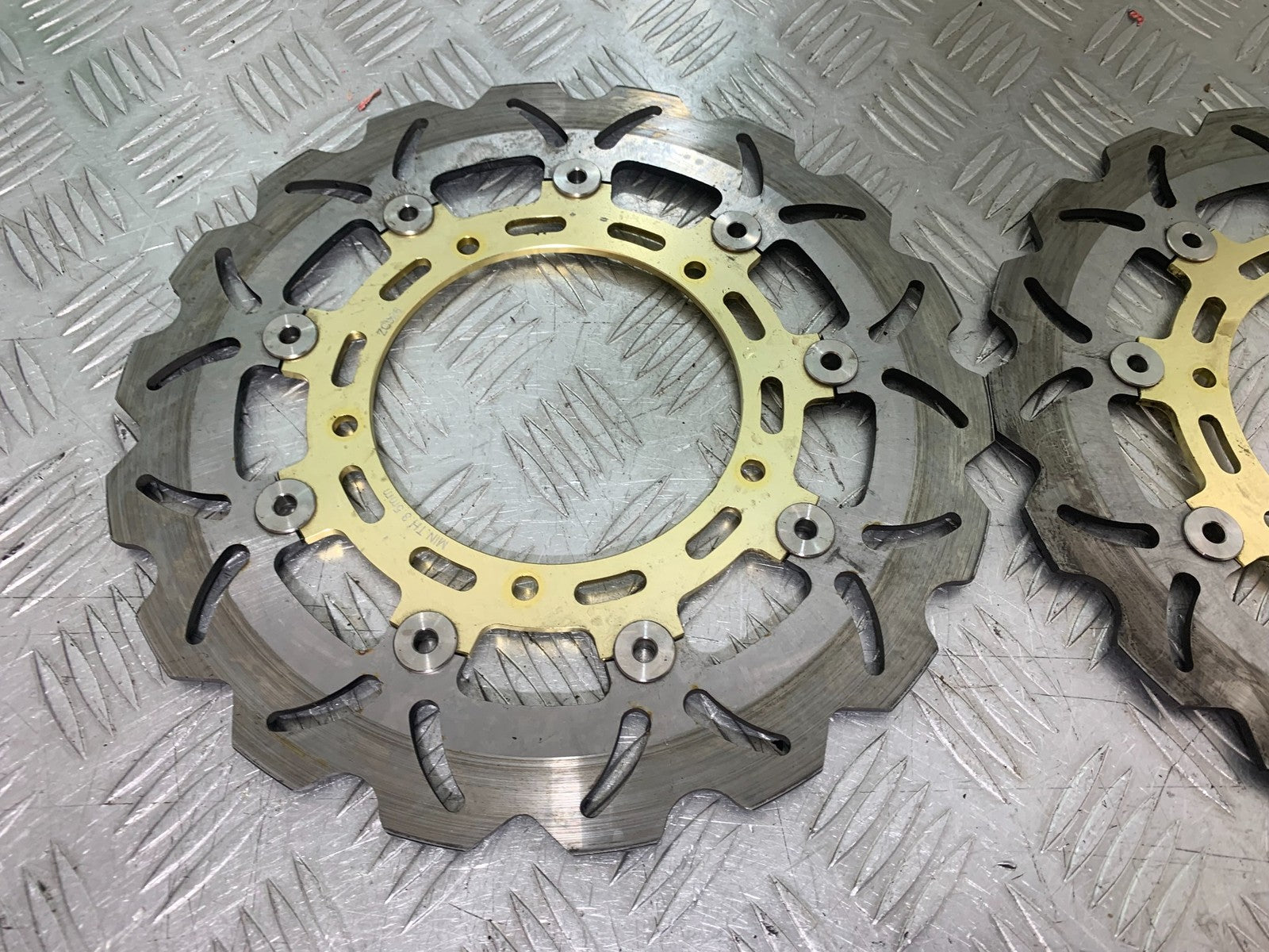 YAMAHA YZF R1 4C8 FRONT BRAKE DISCS  YEAR 2007-2008 (CMB1237)