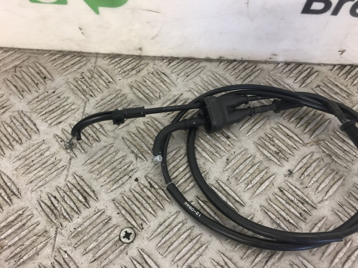 KAWASAKI ZX6R ZX636 ZX 636 THROTTLE CABLES   2013-2016 (STOCK 342)