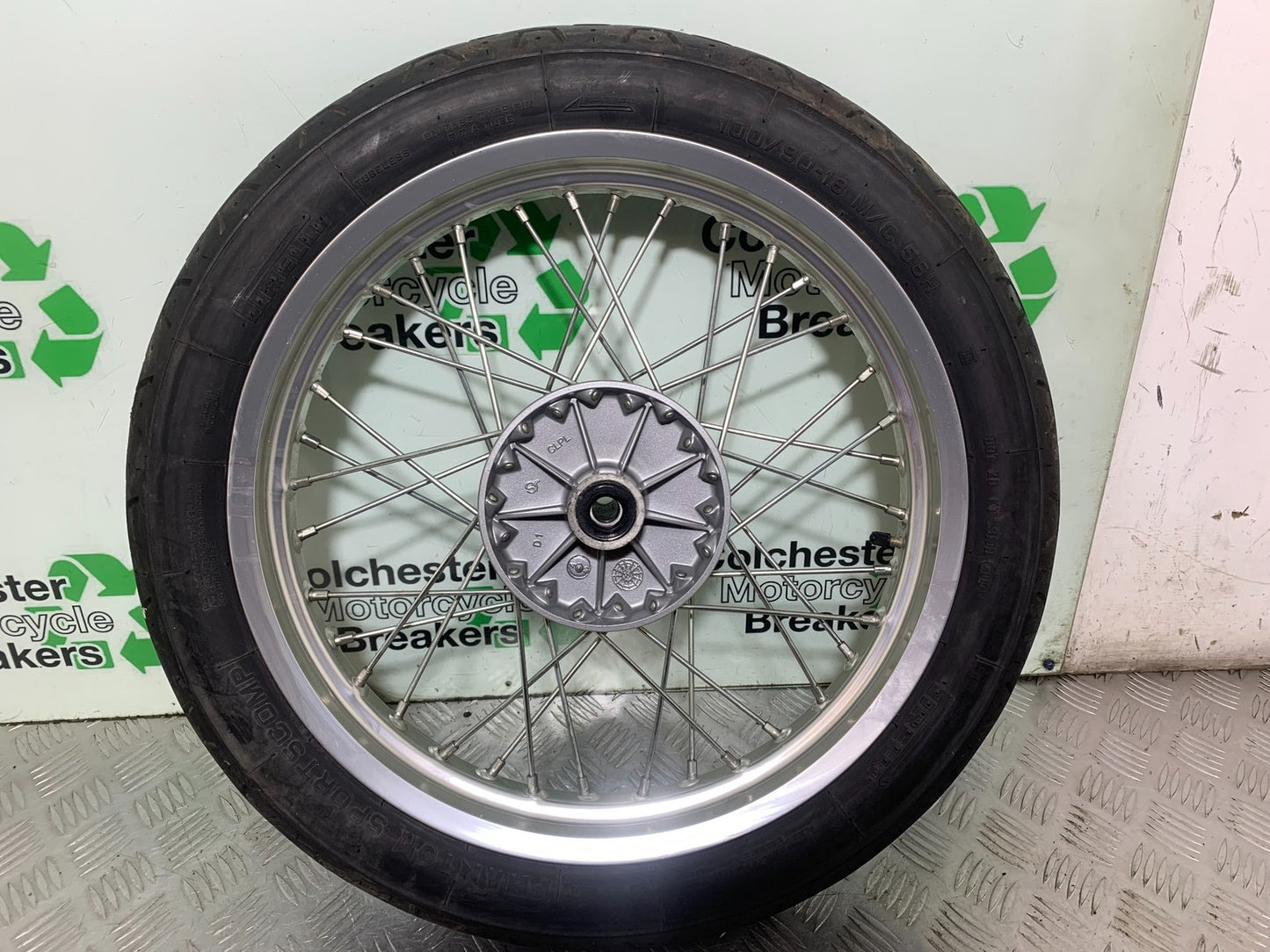 BSA 650 GOLD STAR FRONT WHEEL  (DAMAGED)  YEAR 2022-2025 (CMB1262)