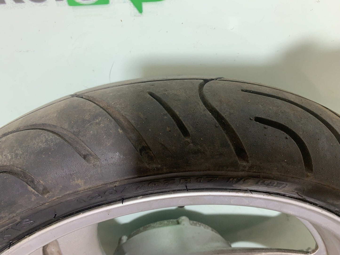 HONDA NT650 V DEAUVILLE FRONT WHEEL (GOOD TYRE)  YEAR 1998-01(CMB1320)