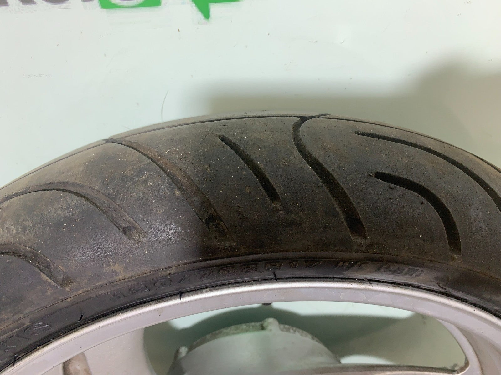 HONDA NT650 V DEAUVILLE FRONT WHEEL (GOOD TYRE)  YEAR 1998-01(CMB1320)