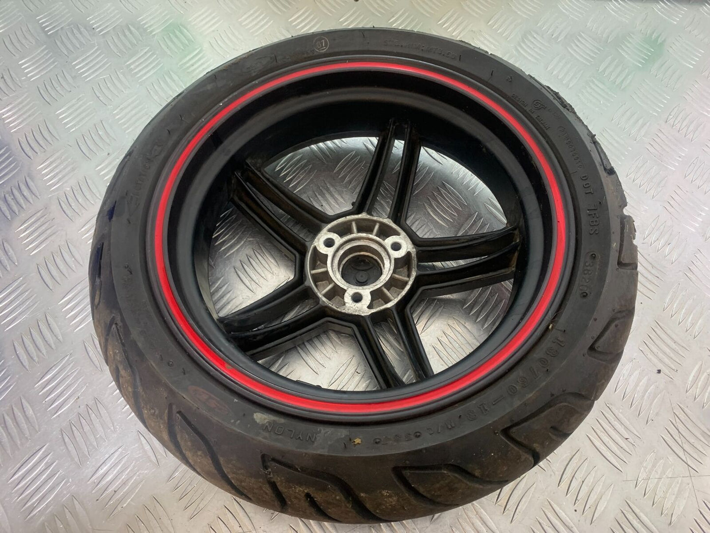 NECO GPX125 REAR WHEEL  YEAR 2016-2021 (CMB1052)