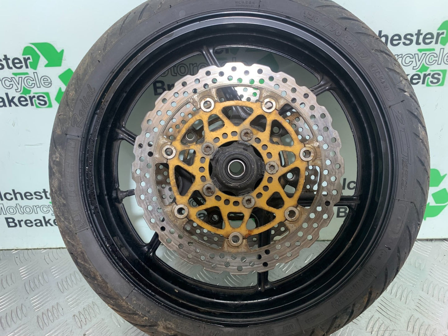 KAWASAKI ER6 F ER6F FRONT WHEEL AND DISCS YEAR 2005-2008 (CMB1277)
