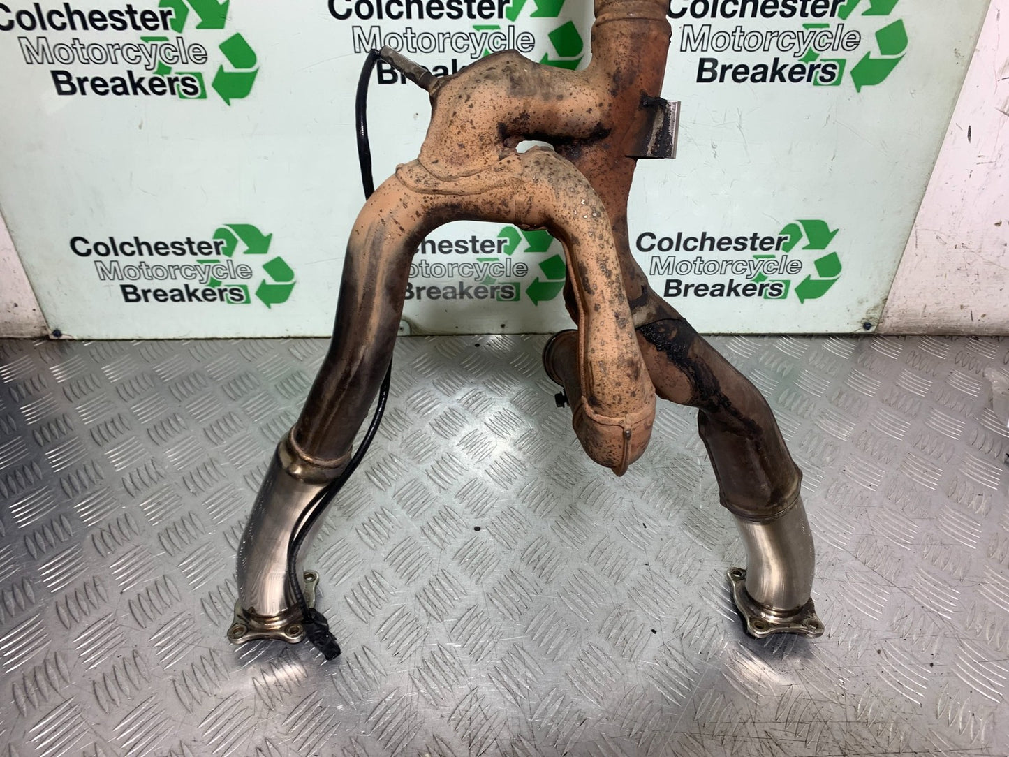 SUZUKI SV1000 SV 1000 S EXHAUST DOWNPIPES YEAR 2003-2007 (CMB1293)