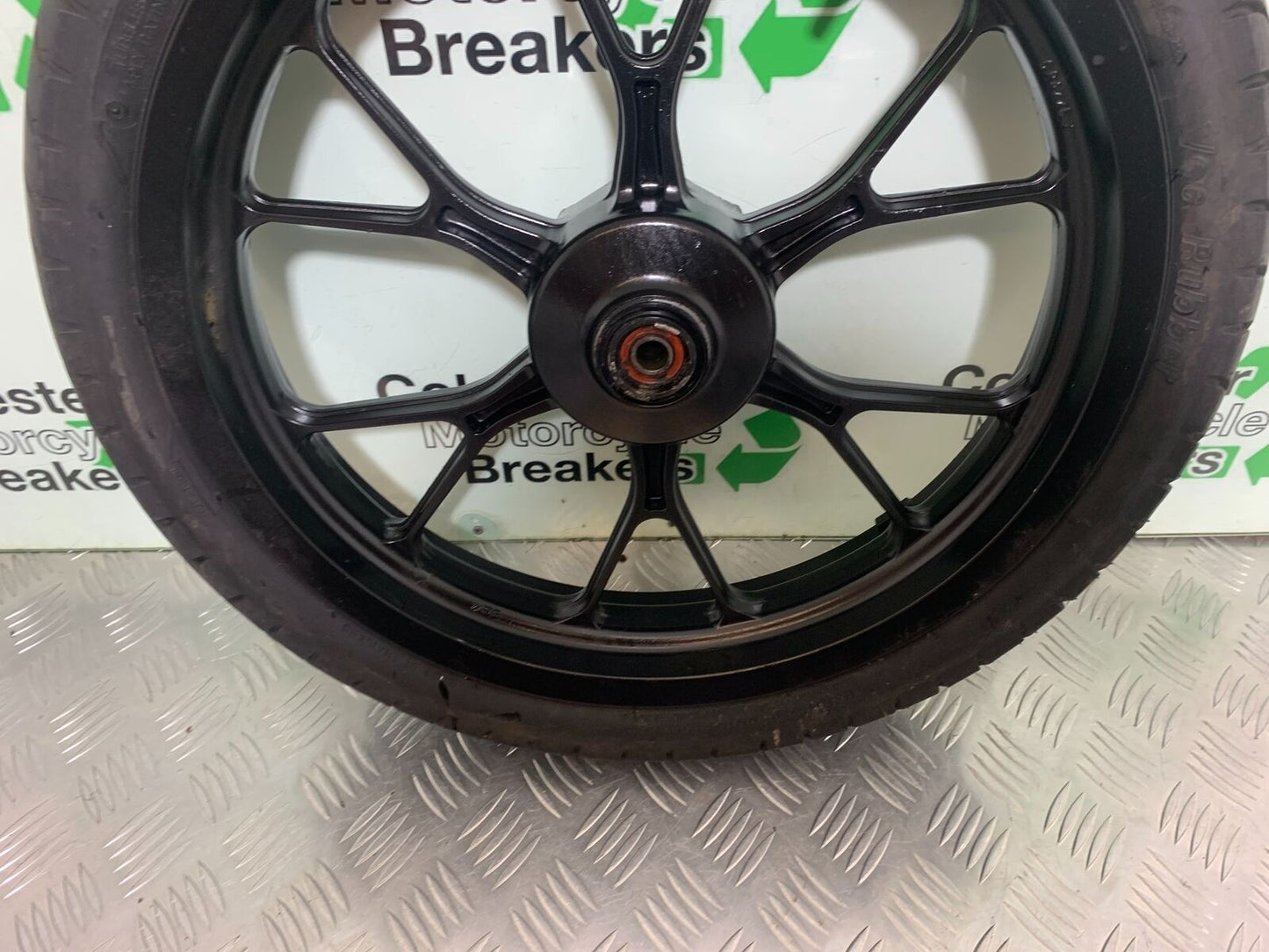 APRILIA RS4 125 FRONT WHEEL (DAMAGED)  YEAR 2011-2016 (STOCK 994)