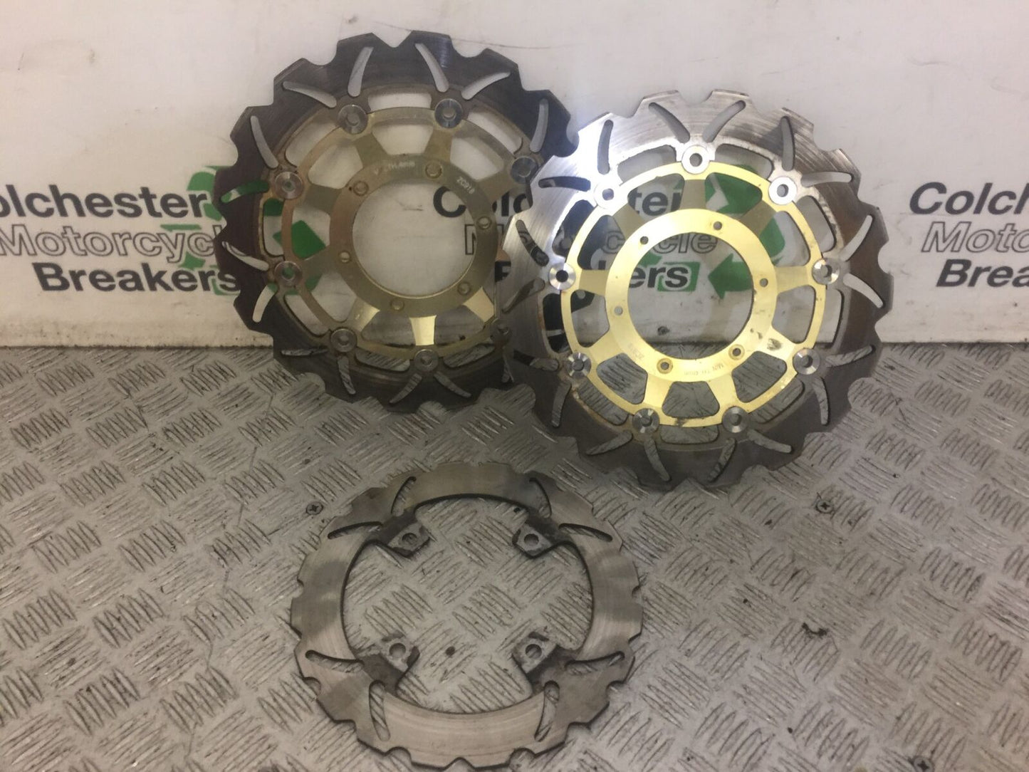 HONDA CB900 CB 900 HORNET FRONT AND REAR DISCS  YEAR 2002-06 (STOCK 633)