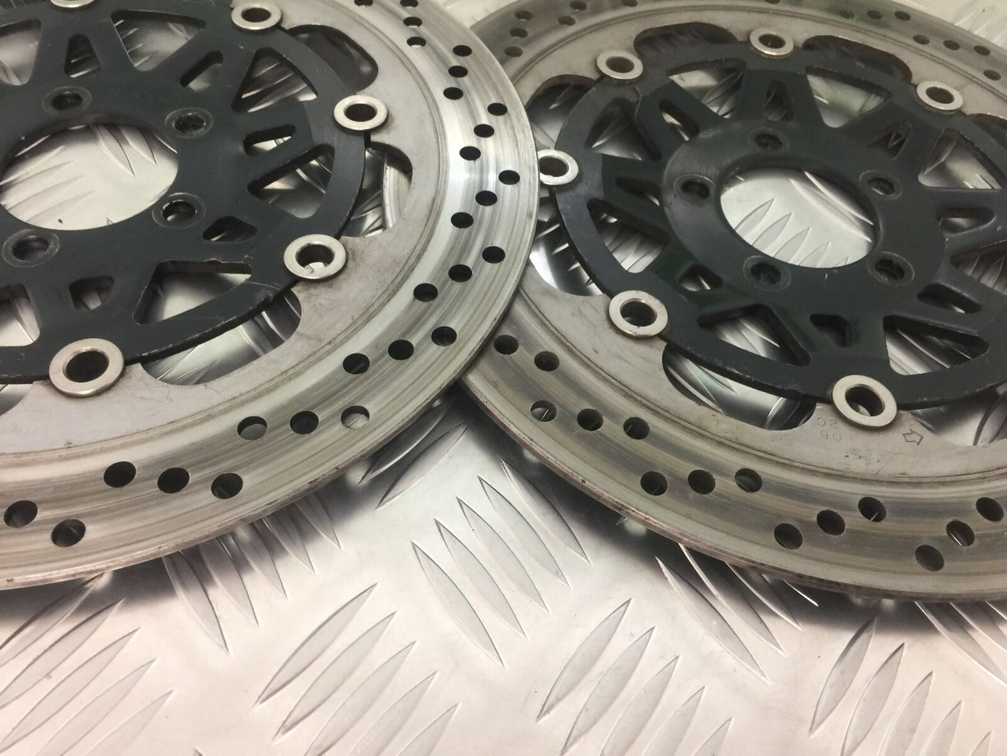 KAWASAKI ZX12R ZX12 R FRONT BRAKE DISCS   YEAR 2000 (STOCK 913)