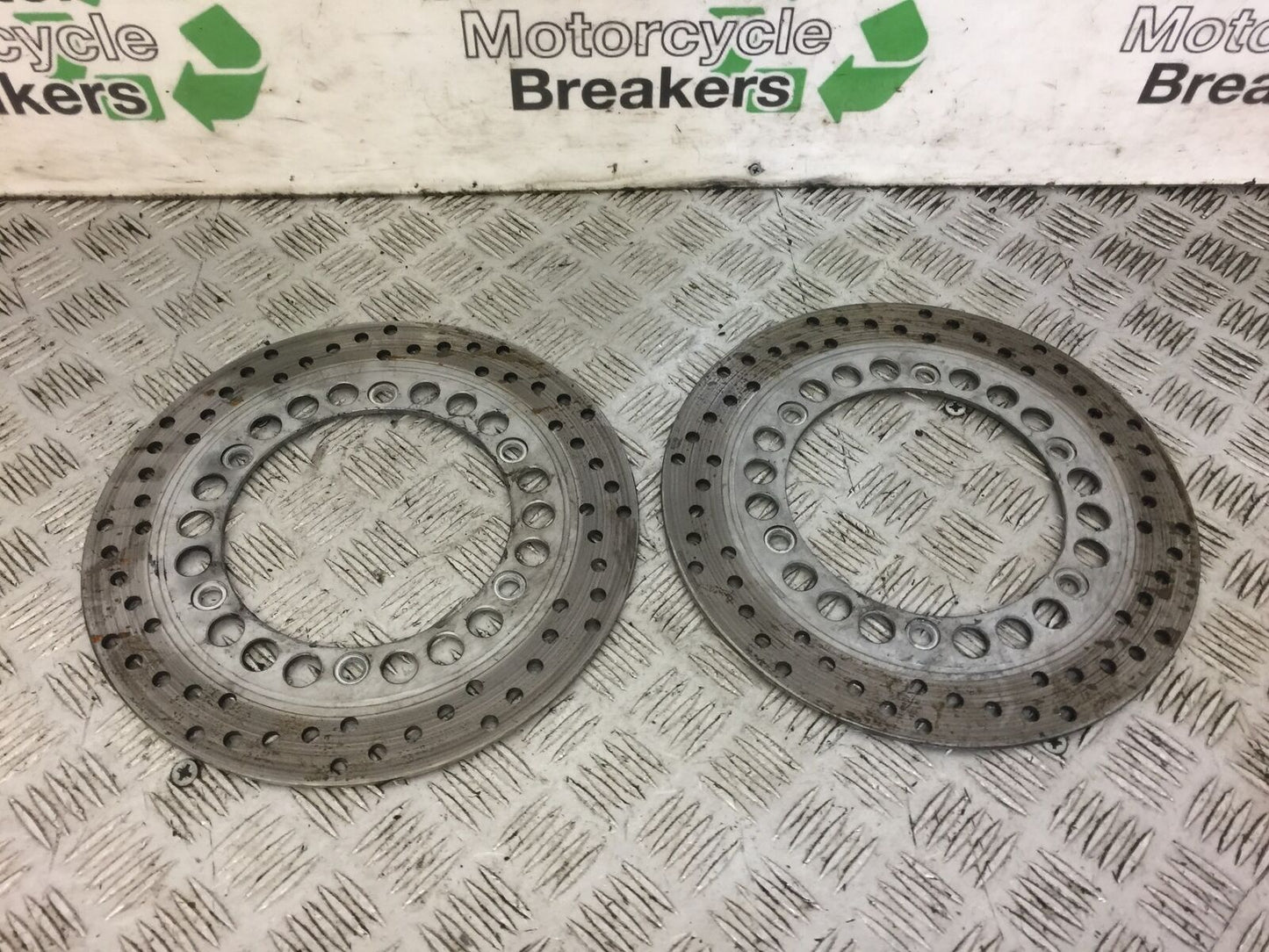 HONDA PC800 PC 800 PACIFIC COAST FRONT BRAKE DISCS YEAR 1998 (STOCK 516)
