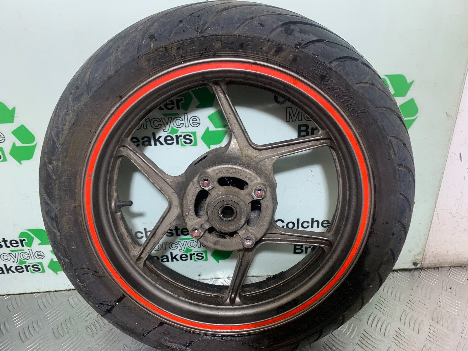 KAWASAKI ER6 F ER6F REAR WHEEL  YEAR 2005-2008 (CMB1277)