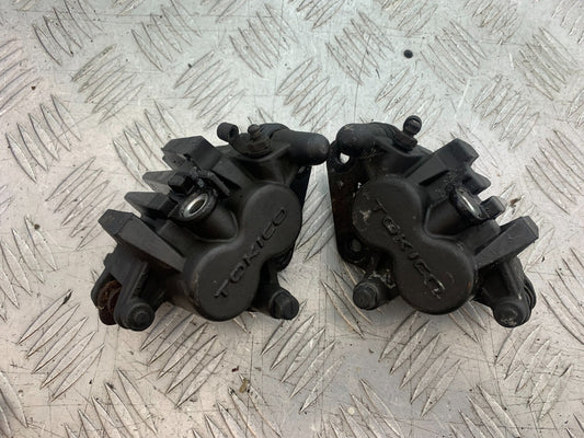 KAWASAKI ER6 F ER6F FRONT CALIPERS (SOLD AS PARTS) YEAR 2005-2008 (CMB1277)