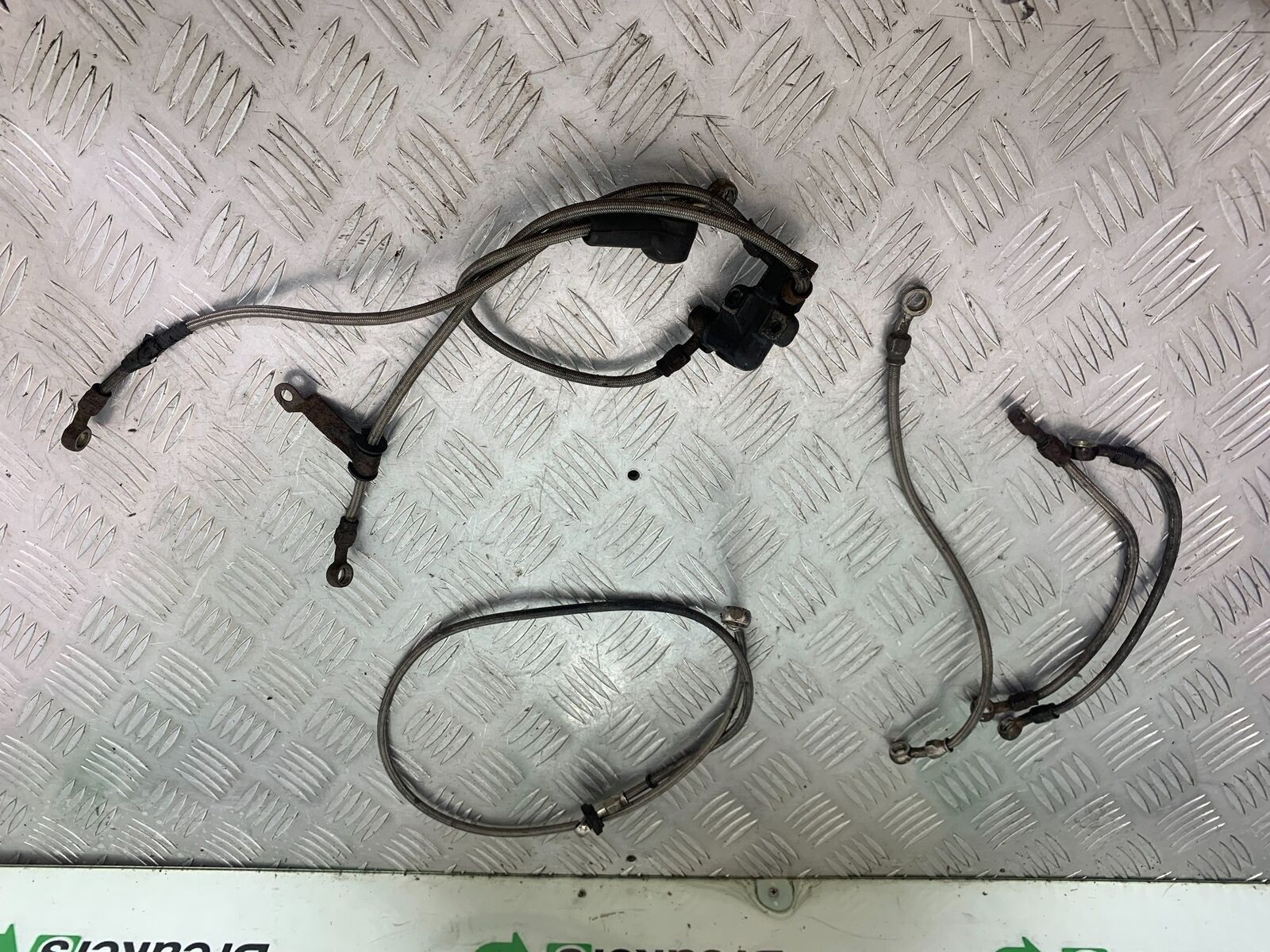 YAMAHA FJ1100 FJ 1100 BRAIDED BRAKE & CLUTCH LINES  YEAR 1984-1985 (CMB1101)