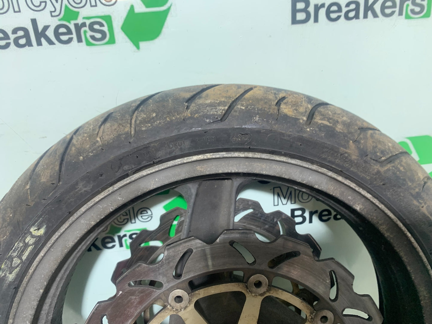 KAWASAKI ZZR1100 D FRONT WHEEL AND DISCS YEAR 1993-2001 (CMB1164)