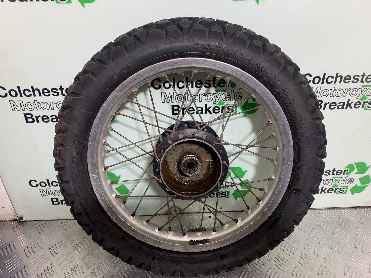 KAWASAKI KLR250 KLR 250 REAR WHEEL   YEAR 1984-2001 (CMB1225)