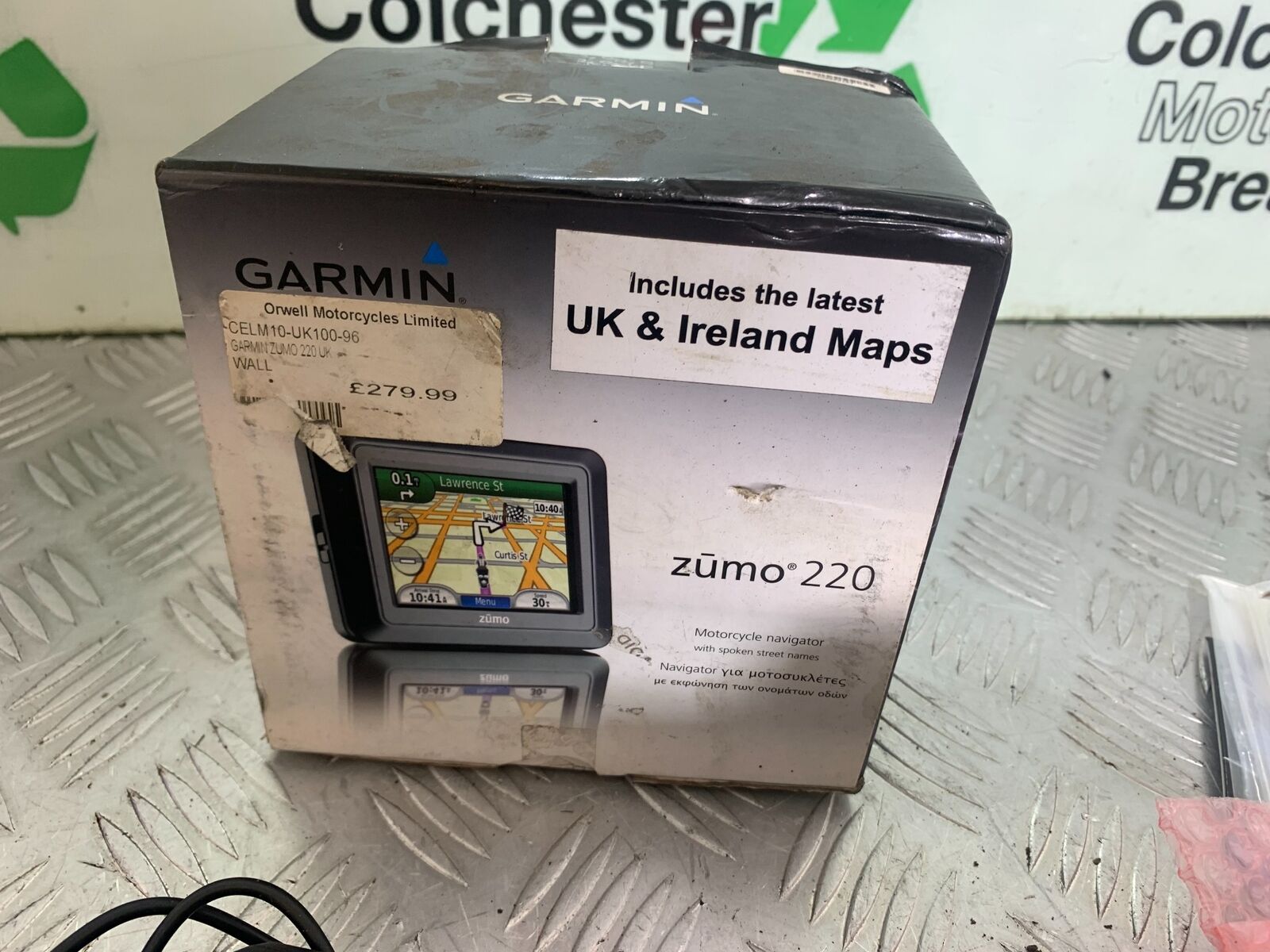 HONDA KAWASAKI SUZUKI YAMAHA GARMIN ZUMO 220 MOTORCYCLE SAT NAV
