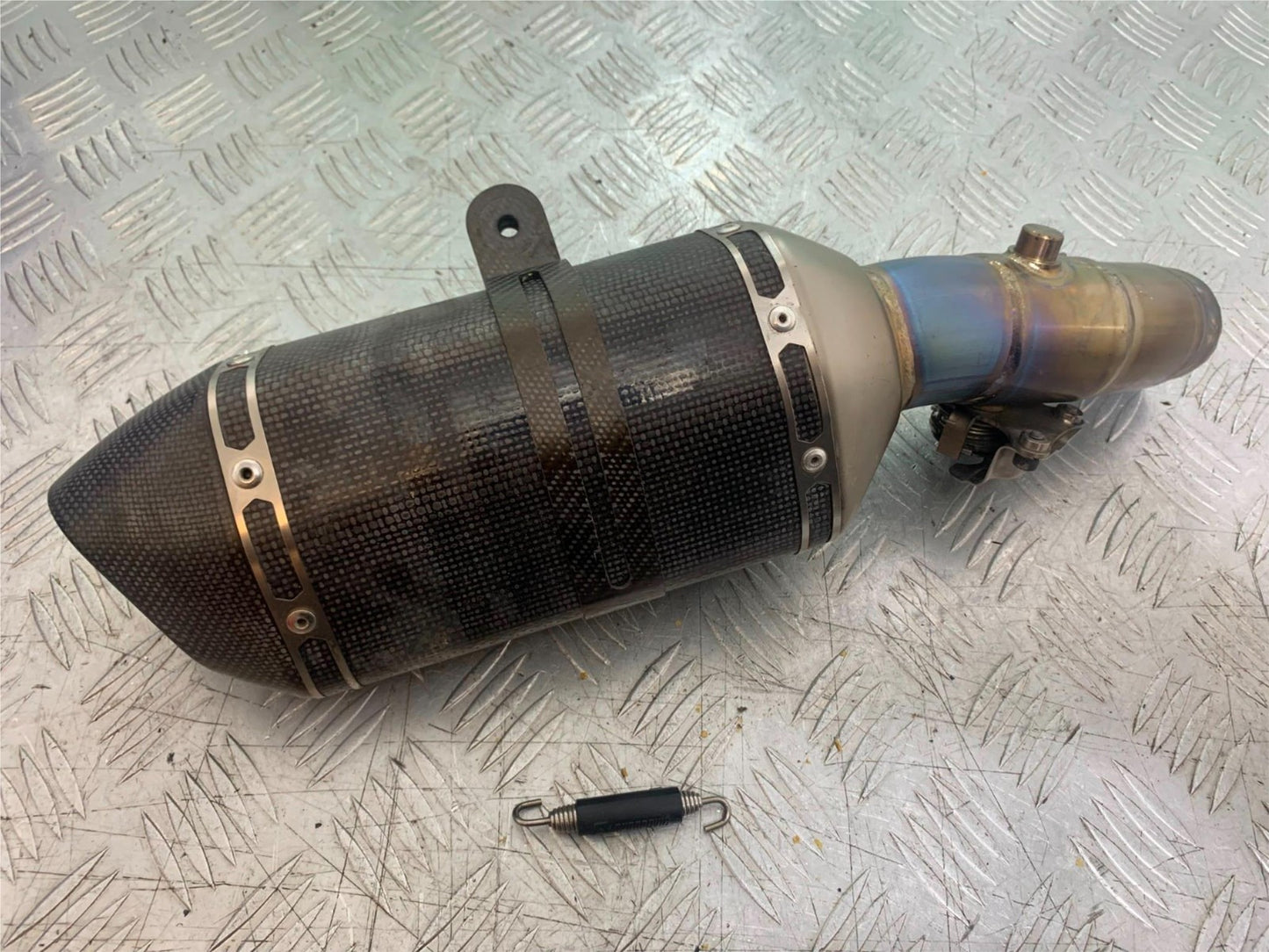 KAWASAKI ZX10R ZX10 R AKRAPOVIC CARBON SILENCER  2008-2010 (CMB1206)