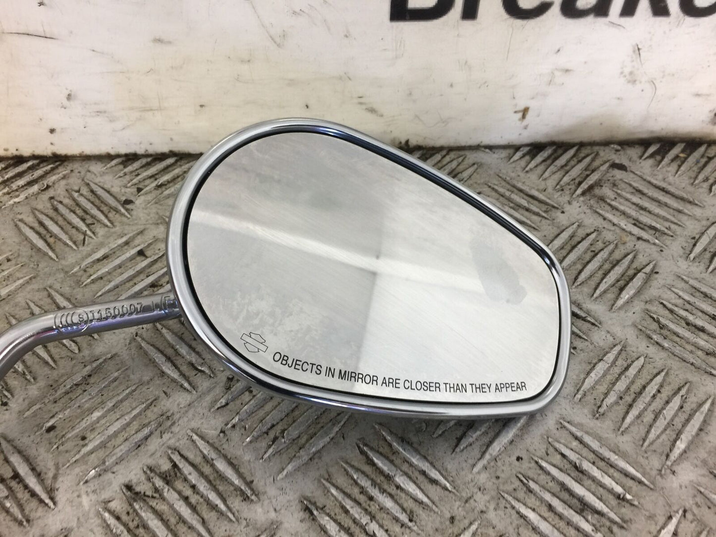 HARLEY DAVIDSON FXDC DYNA SUPER GLIDE RIGHT MIRROR YEAR 2012 STOCK 436