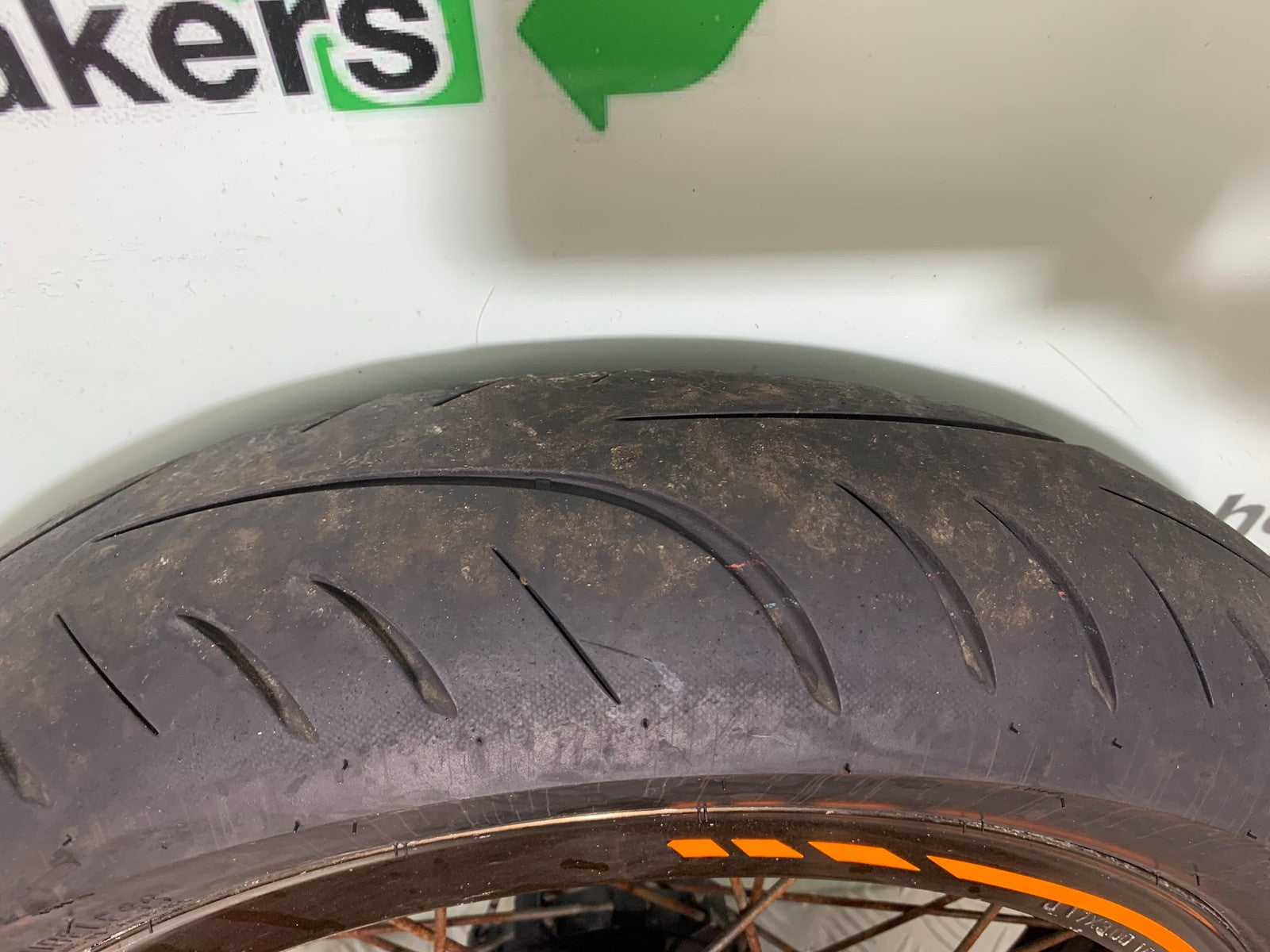 QINGQI QM125 GY-2B REAR WHEEL  YEAR 2016 (CMB1228)