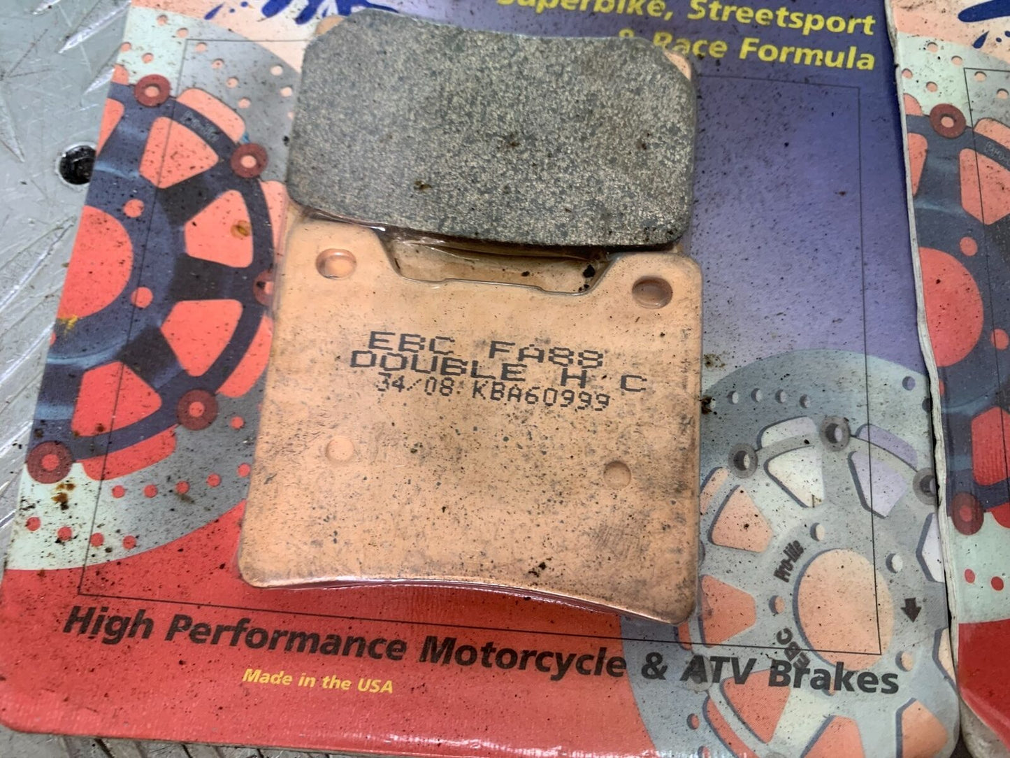 YAMAHA FJ1100 FJ 1100 EBC FA88 HH  BRAKE PADS   (NEW) YEAR 1984-85 (CMB1101)