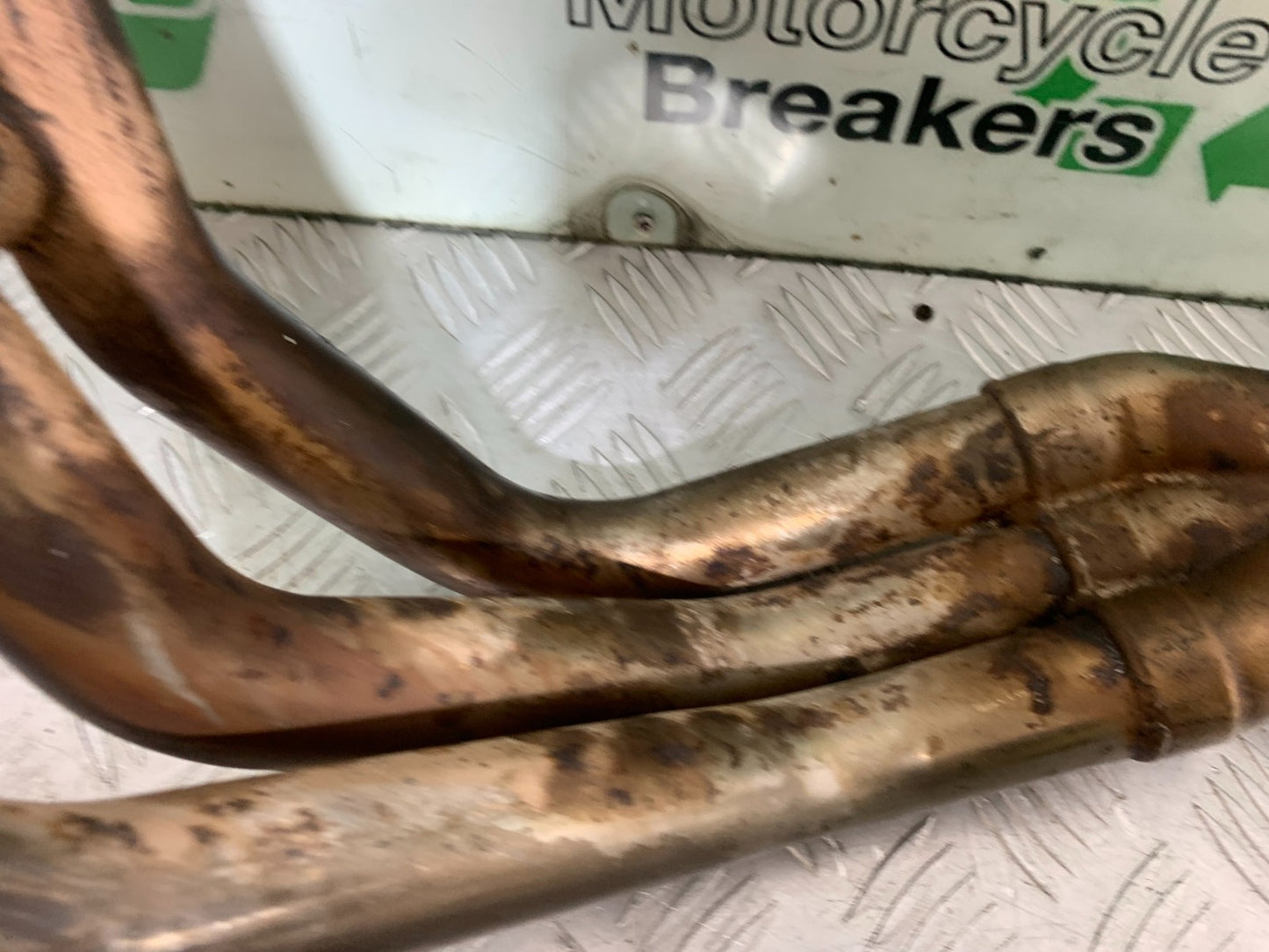 TRIUMPH SPEED TRIPLE R 1050 EXHAUST DOWNPIPES  2009 (CMB1183)
