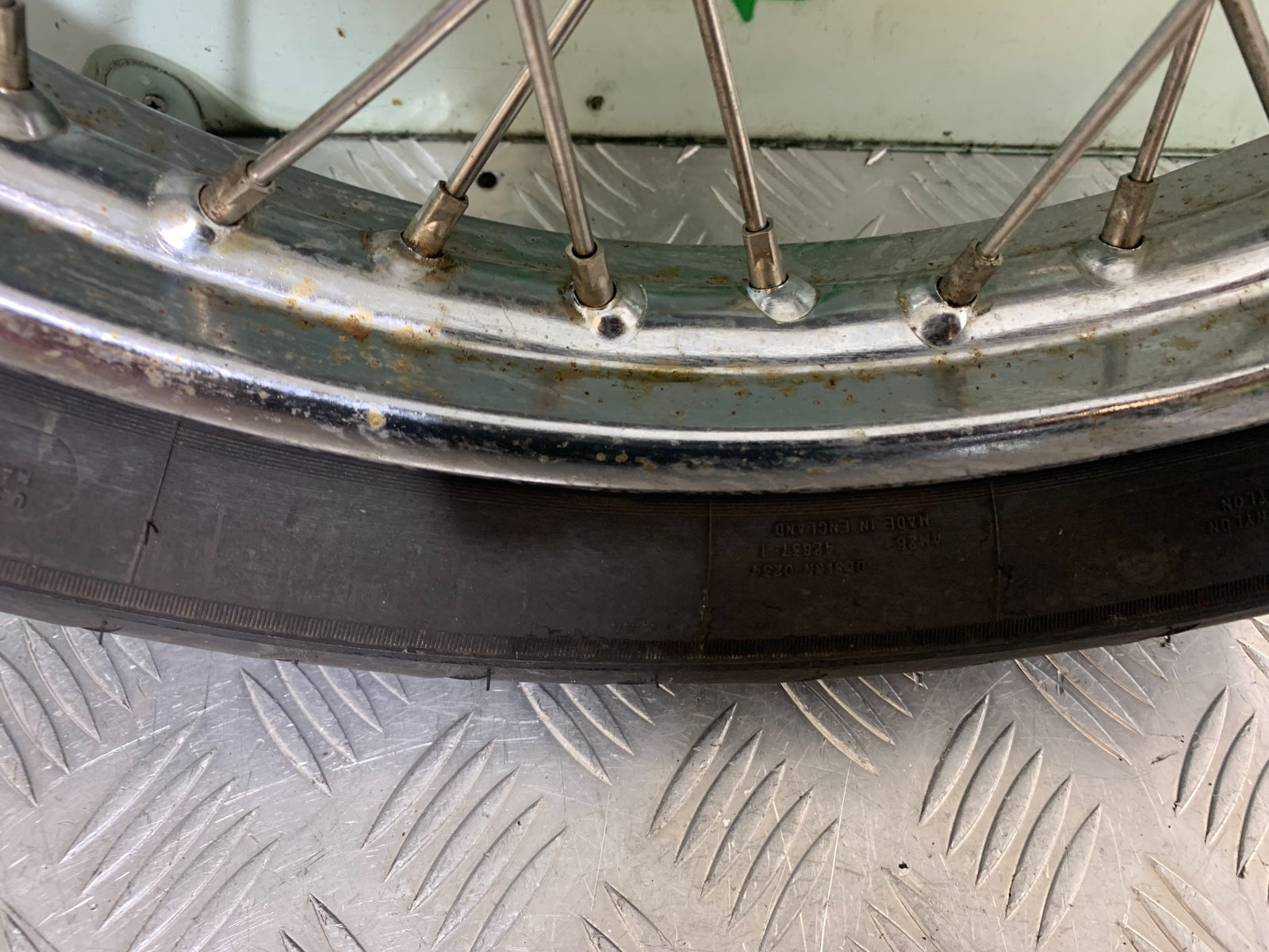 ROYAL ENFIELD BULLET 500 EFI REAR WHEEL  YEAR 2008 - 2016 (CMB1153)
