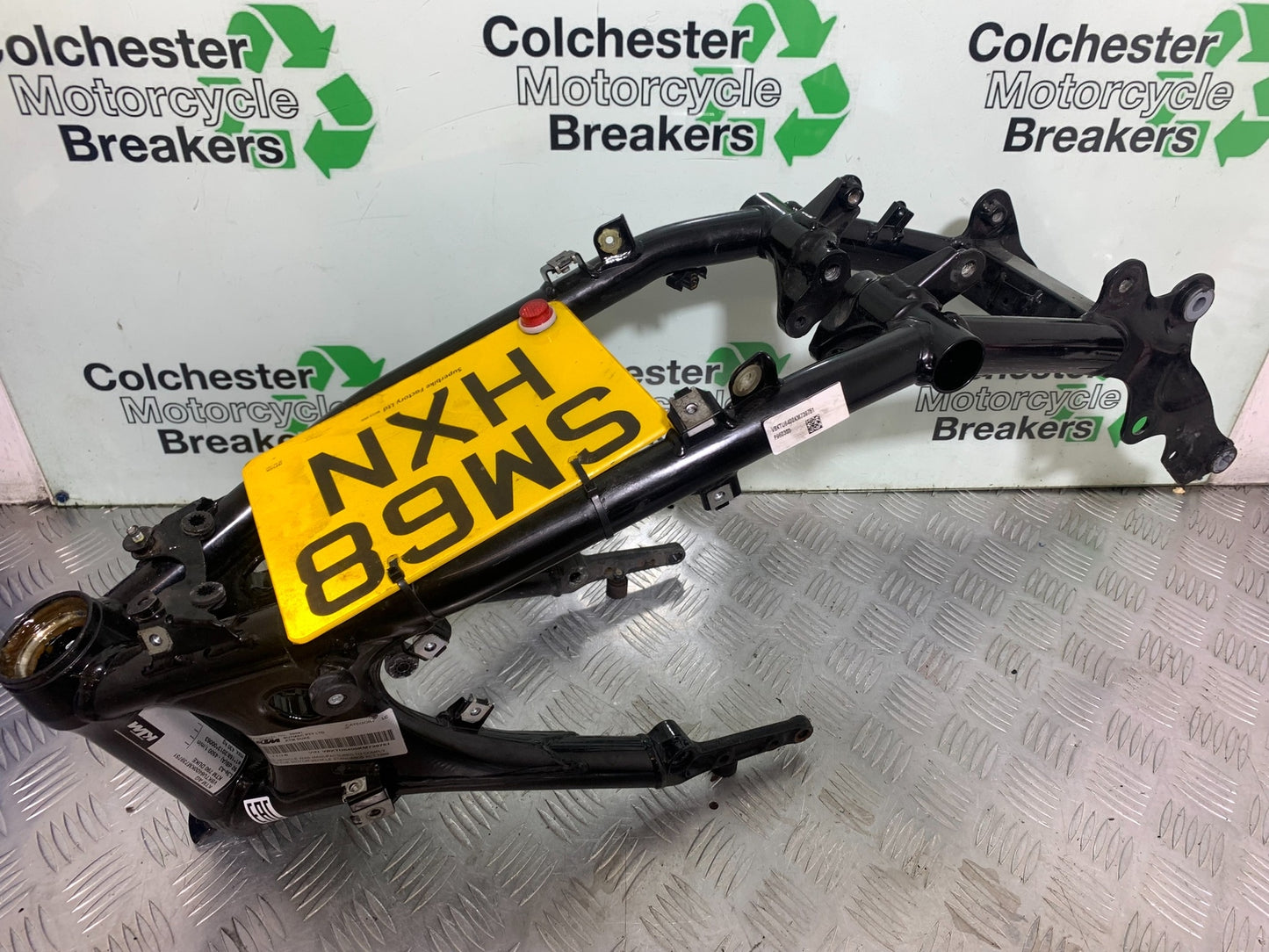 KTM 790 DUKE FRAME REG LOG BOOK  YEAR 2018-2021  (CMB11150)