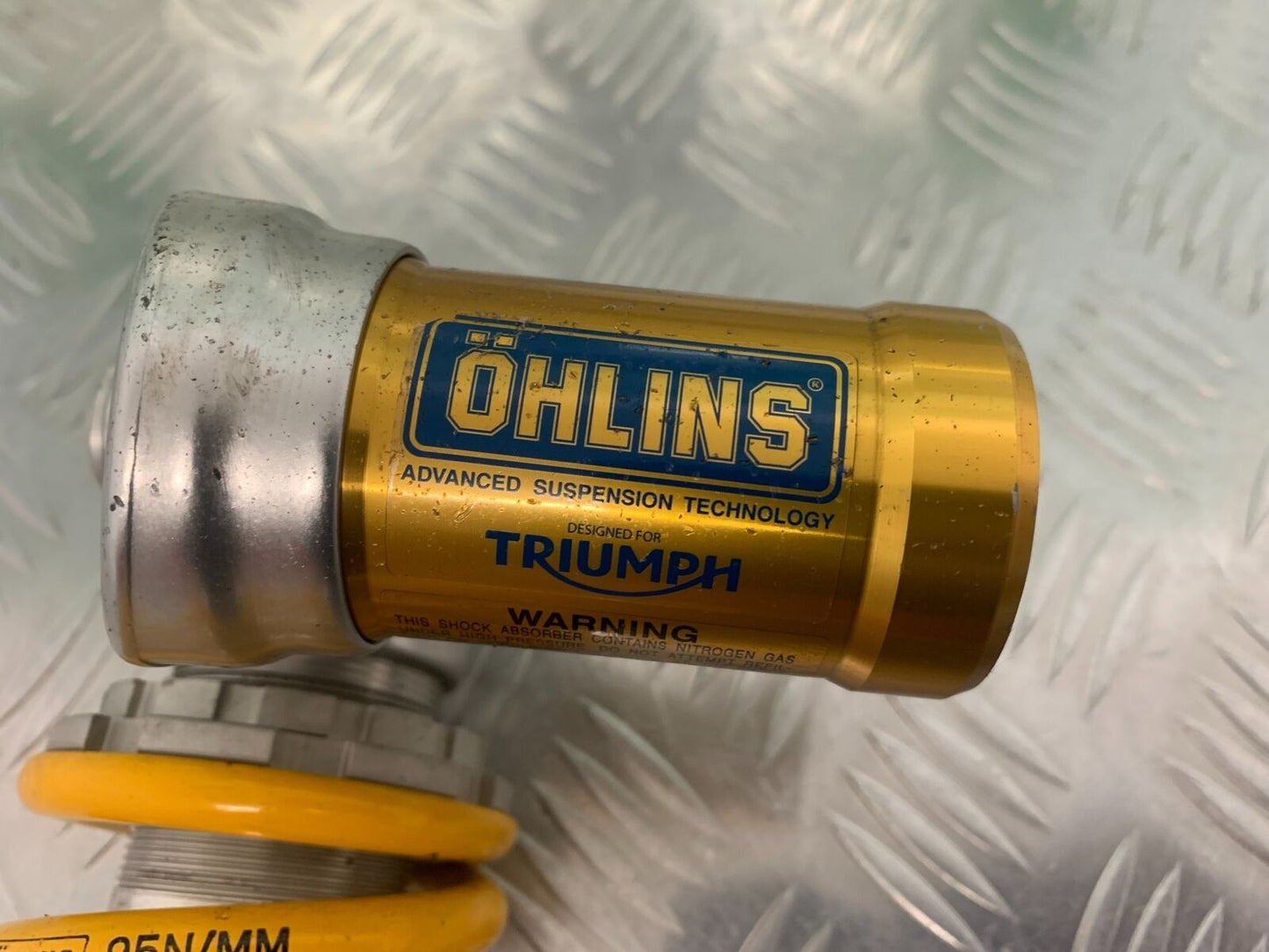 TRIUMPH 765 STREET TRIPLE RS OHLINS REAR SHOCK  YEAR 2018-2021 (STOCK 968)