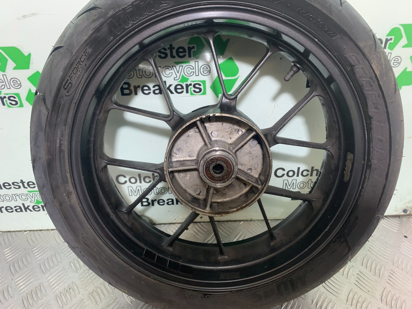 HONDA CB500 F CB500F REAR WHEEL YEAR 2013-2015  (CMB1235)
