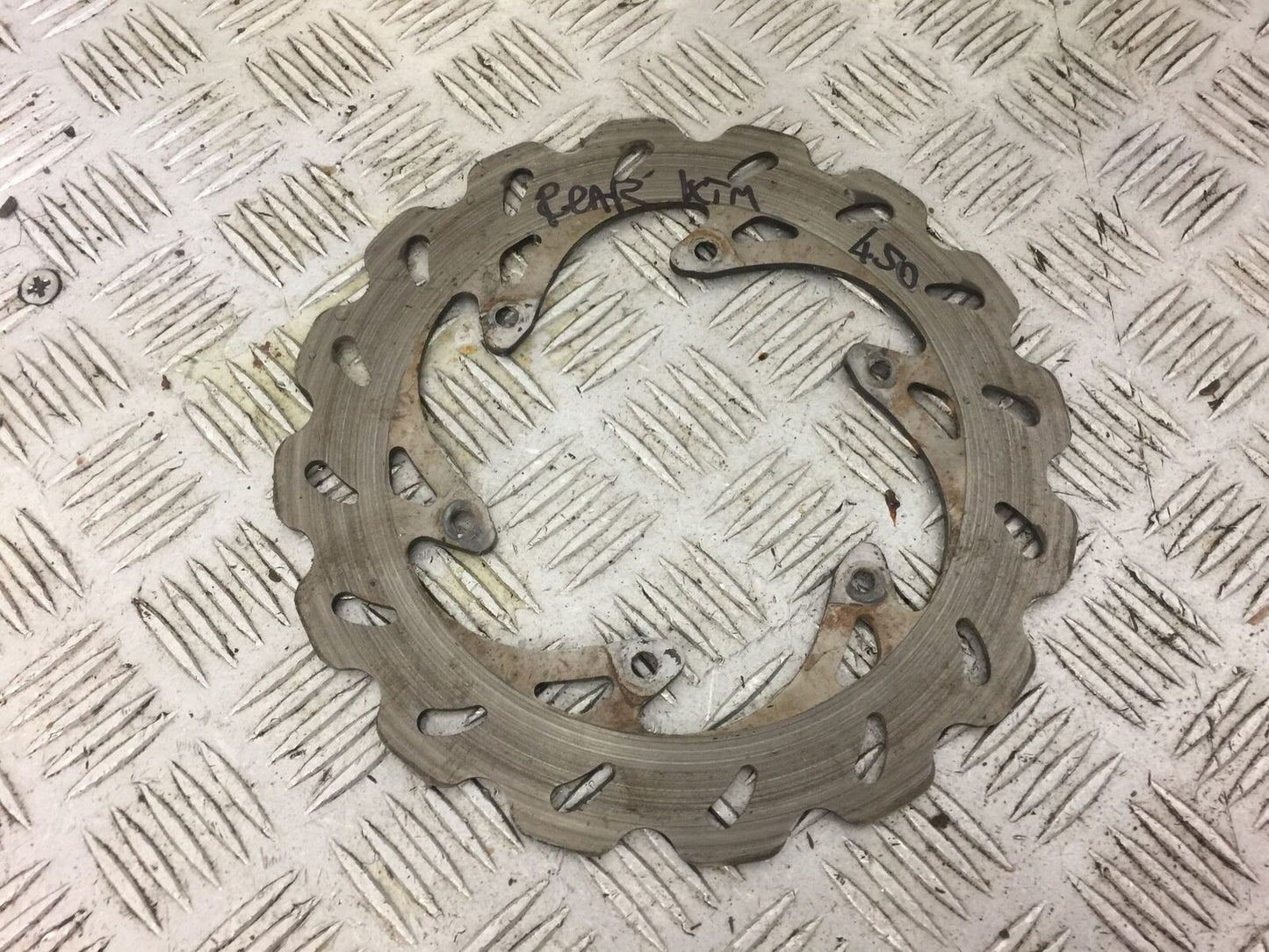 KTM450 KTM 450 EXC REAR BRAKE DISC  YEAR 2004 (STOCK 520)