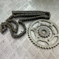 YAMAHA FZS1000 FAZER CHAIN AND SPROCKETS (USED)  YEAR 2001-05 (CMB1275)